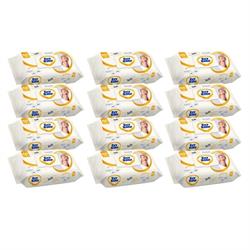 Evy Baby Papatya Özlü 12'li Paket 720 Yaprak Islak Mendil