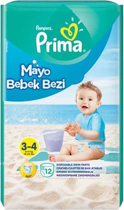 Prima Small 6-11 kg 12 Adet Mayo Bebek Bezi