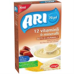 Arı Mama Hurmalı Sütlü Pirinç Unlu 200 gr