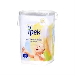 İpek Bebek Temizleme Pamuğu 60 Adet