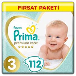 Prima Premium Care 3 Beden Midi 112 Adet Bebek Bezi
