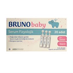 Bruno Baby 5 ml x 20 Flakon Serum Fizyolojik