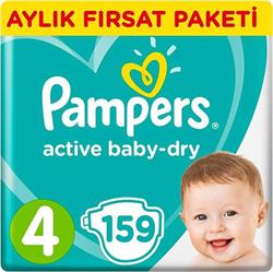 Prima Aktif Bebek 4 Beden Maxi 159 Adet Bebek Bezi