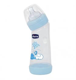 Chicco Açılı PP 250 ml Silikon Erkek Biberon