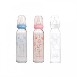 Bebedor Cam Biberon 240 ml +3 Ay Orta Akışlı