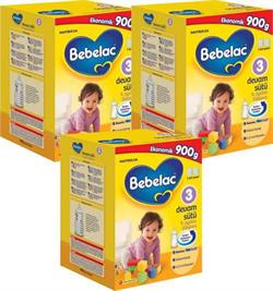 Bebelac 3 Numara 900 Gr Devam Sütü 3 Lü Paket