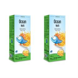 Ocean Multi Omega Ballı - Portakallı 150 ml Şurup 2' Li (1 Alana 1 Bedava)