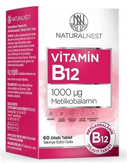 NaturalNest Vitamin B12 60 Tablet