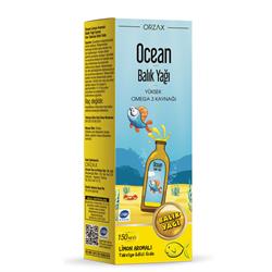 Ocean Omega 3 Limon Aromalı 150 ml Balık Yağı Şurubu