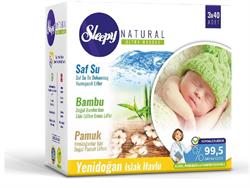 Sleepy Yenidoğan Islak Mendil-Havlu 3x40=120 adet