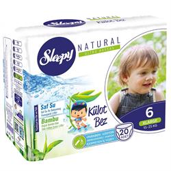 Sleepy Natural 6 Numara Xlarge 20 Adet Külot Bez