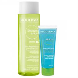 Bioderma Sebium Lotion 200 ml + Foaming Gel 45 ml Hediyeli Tonik