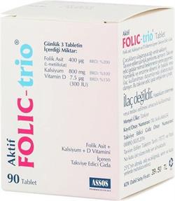 Folic trio 90 Tablet