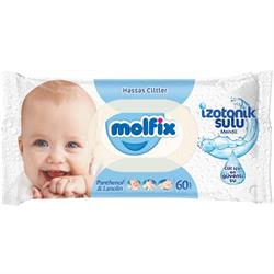 Molfix İzotonik Sulu Hassas Ciltler 60 Yaprak Islak Mendil