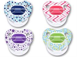 Wee Baby 836 Şeffaf Desenli Damaklı No:1 0-6 Ay Emzik