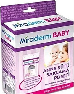 Miraderm Baby Süt Saklama Poşeti 20 Adet