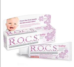 R.O.C.S. Baby 0-3 Yaş Ihlamur Özlü 35 ml Yutulabilir Diş Macunu