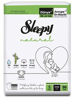 Sleepy Natural Bebek Bezi Junior 5 No 96 ADET
