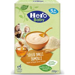 Hero Baby Sütlü Ballı İrmikli 200 gr Kaşık Maması