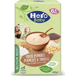 Hero Baby Sütlü Peynirli Pekmezli 8 Tahıllı 200 gr Kaşık Maması