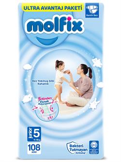 Molfix 5 Numara Junior 108'li Bebek Bezi