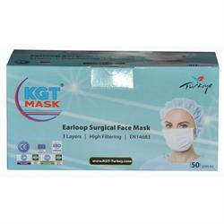 KGT Maske Ultrasonik 3 Katlı Telli Medikal 50 Adet