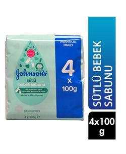 Johnsons Baby Sütlü Bebek Sabunu 100 gr 4'lü