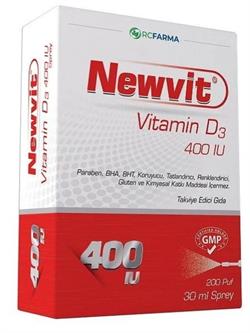 Newvit Vitamin D3 400 IU 30 ml Sprey