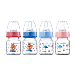Bebedor Özel Amaçlı Desenli Mini Cam 60 ml Biberon