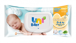 Uni Baby Yenidoğan 40 Yaprak Islak Mendil