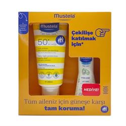Mustela Spf50+ Koruma Faktörlü Güneş Losyonu 200 ml + Hydrabebe Vücut Losyonu 100 ml