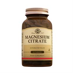 Solgar Magnesium Citrate 200 mg 60 Tablet Mineral