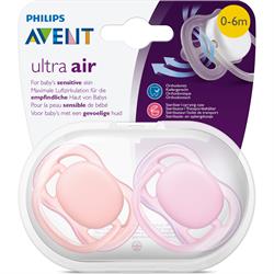 Philips Avent SCF245/20 Ultra Air Emzik 0-6 Ay Renkli Kız 2'li Emzik