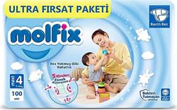 Molfix 4 Numara Maxi 100'lü Bebek Bezi