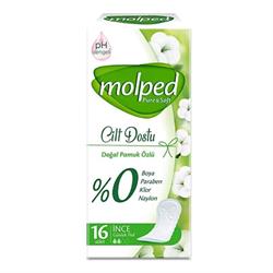 Molped Pure & Soft Cilt Dostu İnce 16'lı Günlük Ped