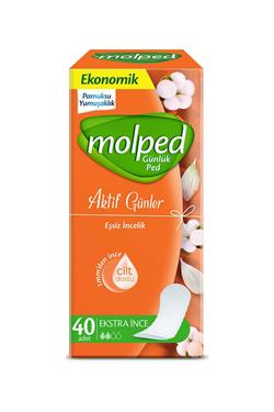 Molped Aktif Günler Ekstra İnce 40'lı Günlük Ped
