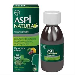 AspiNatura Öksürük Şurubu 120 ml Vişne Limon Aromalı