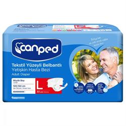 Canped Tekstil Yüzeyli Belbantlı Large 30 Adet