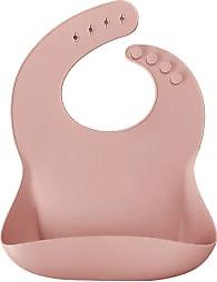 Oioi Silikon Basics Mama Önlüğü 6+ Ay Pinky Pink