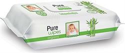 Pure Baby Organik Bambu Özlü 60 Yaprak Islak Mendil