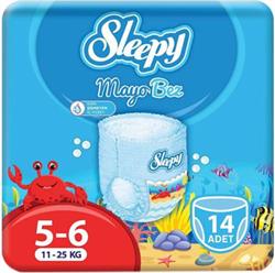 Sleepy 5-6 Beden 11-25 kg X Large 14'lü Mayo Bez