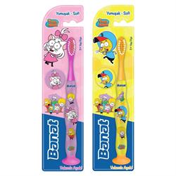 Banat Kral Şakir Diş Fırçası 5+ Yaş Yumuşak (soft) Vakumlu Ayak