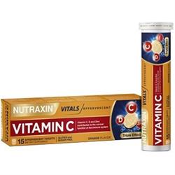 Nutraxin Vitamin C-D-Zinc 15 Efervesan Tablet