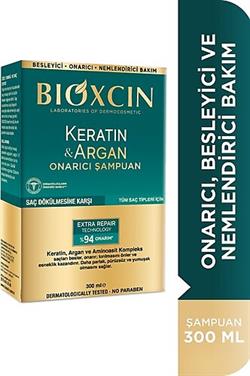Bioxcin Keratin & Argan Onarıcı Şampuan 300 ml