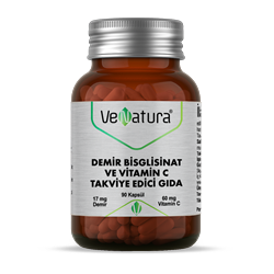 Venatura Demir Bisglisinat ve Vitamin C 90 Kapsül