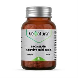 Venatura Bromelain Takviye Edici Gıda 60 Kapsül
