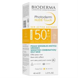 Bioderma Photoderm Nude Touch Very Light 50 Faktör Renkli Güneş Kremi 40 ml