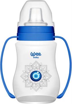 Wee Baby Nazar Boncuğu Akıtmaz Kulplu PP 250 ml Bardak