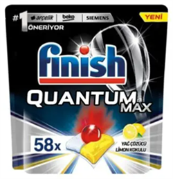 Finish Powerball Quantum Max Limon 58'li Bulaşık Makinesi Tableti