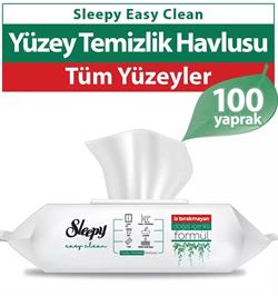 Sleepy Easy Clean Yüzey Temizlik Havlusu 100 Yaprak